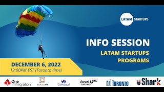 [December 2022] Info-Session LatAm Startups Programs