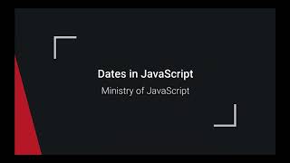 Master Dates in JavaScript