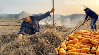 cleaning corn fields, chopping bananas for fish, mountain and river life (EP145)