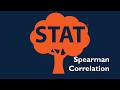 Spearman Rank Correlation using Python