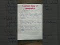 learners diary of geography chapter industry