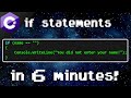C# if statements 🤔