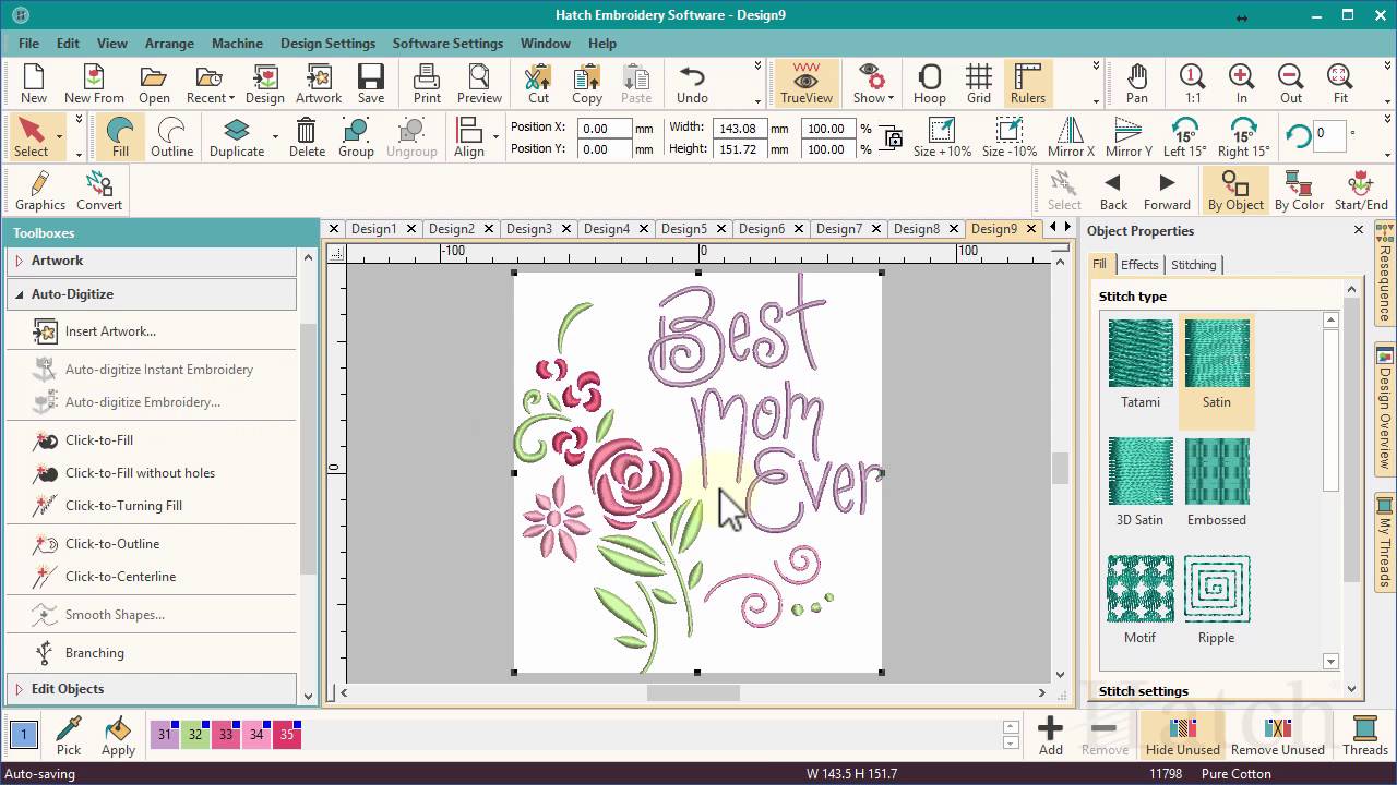 Hatch Embroidery Makes Digitizing Quick And Easy With ‘Auto-Digitizing ...