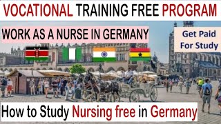 How to apply for Vocational Training Germany,Nursing l AUSBILDUNG IN GERMANY