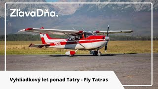 Vyhliadkový let ponad Tatry s Fly Tatras | ZľavaDňa