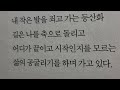 번역한국시 koreanadultpoem 산행중에by김찬윤 while hiking 번역낭송엘리샤