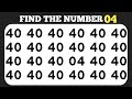 Are you a focus master - Test your skills | Find the odd one out - Number and letters 🧐🤔