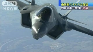 「F35部品は武器輸出三原則の例外」政府が決定(13/03/01)