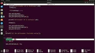 OS LAB dining philosopher problem ktu s4 2024 scheme L-1