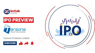 Tarsons Products Limited IPO Preview \u0026 IPO Details | Kotak Securities