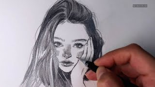 Daily drawing/얼굴그리기/연필그림/pencildrawing/how to draw a face
