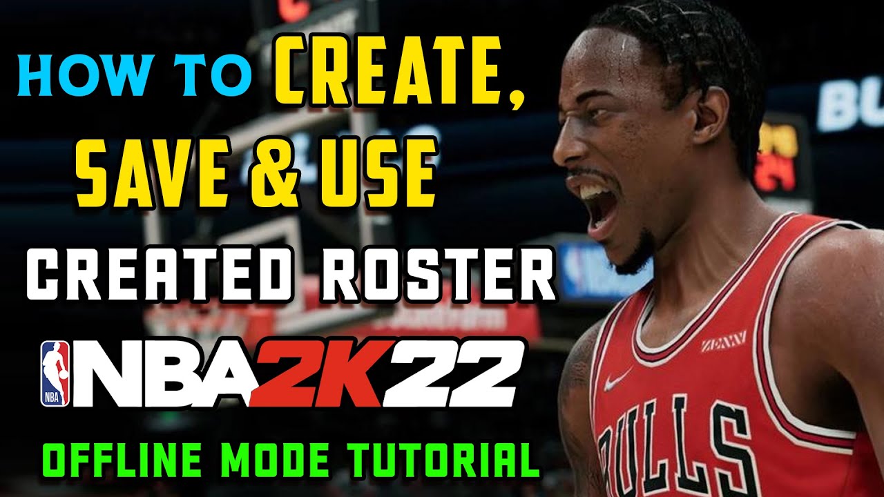 How To CREATE, SAVE And USED Your Created Roster In Game!!! TUTORIAL ...