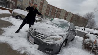 CHEGUEI EM MASSACHUSETTS E FUI SURPREENDIDO PELA TEMPESTADE DE NEVE