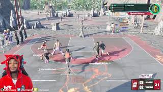 FlightReacts TRIGGERED after getting ran off the court by menaces who skipped school PS5 NBA 2K23