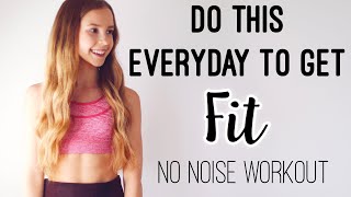 Get Fit at Home! 10 min HIIT Cardio Workout (no jumping & no equipment)