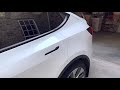 Parking my Tesla Model Y in my garage. Backwards!! First time jitters and how-to