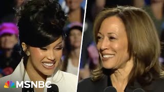 Watch Cardi B, Flo Mili, and GloRilla campaign with Kamala Harris in Wisconsin | MSNBC