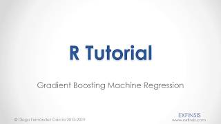 R Tutorial. Gradient Boosting Machine Regression