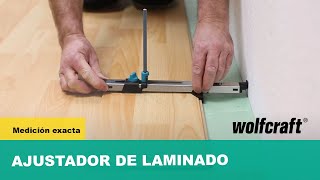 Ajustador de laminado de wolfcraft ¡para una medición exacta!