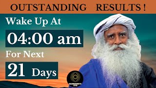 PHENOMENAL RESULTS || Benefits Of Waking Up In Brahma Muhurta at 4 AM | Sadhguru | The Mystic Eye