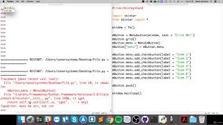 73- Easy Python Programming Menu button