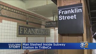 Man Slashed Across Throat At Subway Station In TriBeCa