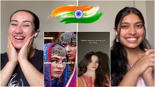 Indian Reaction on Pathan Girls Tik Tok  Videos