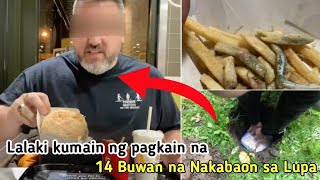 Lalaki kumain ng pagkain na 14 Buwan na Nakabaon sa lupa