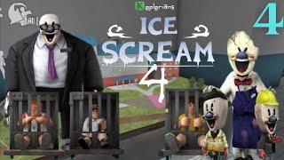 ICE SCREAM 4: Rod'd Factory Full Horror Walkthrough Game Play 2025!