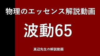 物理のエッセンス解説動画『波動』ｐ144問65