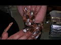 I RECREATED TAH BEAUTY SMILEY NAILS| WATCH ME WORK| XXL ACRYLIC NAILS