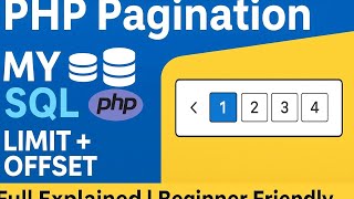 PHP Pagination Tutorial | Pagination in PHP with MySQL | Full Explanation + Code (Beginner Friendly)