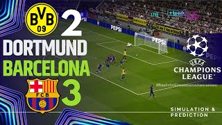 DORTMUND 2-3 BARCELONA • Highlights • Champions League 24/25 | Simulation/Recreation