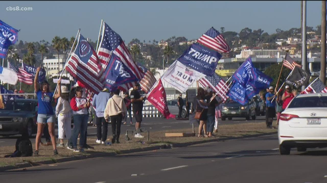 Hundreds Rally To Support President Trump At Waterfront Park Hundreds Rally To Support President Trump At Waterfront Park