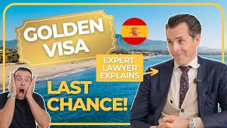 Last Chance for a Golden Visa in Spain! Application Deadline Explained 🎯