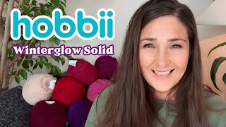 Hobbii Winterglow Solid❄️ YARN HAUL: The Ultimate Winter Yarn Collection