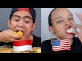 how DIFFERENT mukbangers eat AROUND THE WORLD