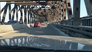 NJ Drive: Elizabeth to Jersey City via Pulaski Skyway in Crown Victoria