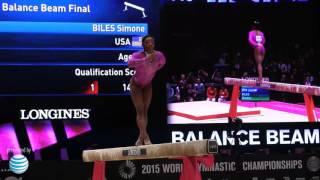 Simone Biles - Beam - 2015 World Championships - Event Finals