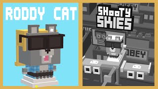 SHOOTY SKIES Secret Characters RODDY CAT Unlock | 50 Shopping Carts w Rowdy Cat | iOS Gameplay