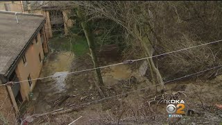 Residents Evacuated After Water Line Break, Landslide In East Pittsburgh