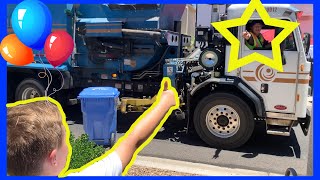 Recycle Truck Surprise Birthday Visit