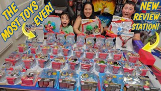 Opening the Most Pokemon Toys Ever!  My Family Changed Our Review Station!
