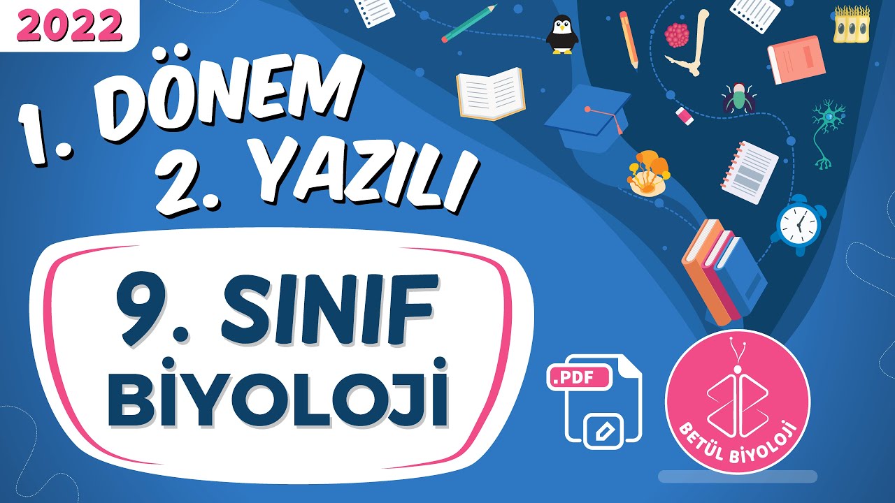 9. Sınıf Biyoloji 1. Dönem 2. Yazılı | Biyoloji Yazılıya Hazırlık # ...