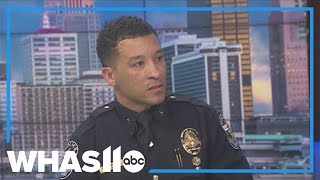 Louisville police chief discusses fatal shooting outside DMV