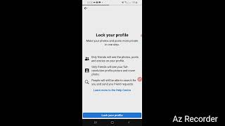 #shorts how to lock Facebook profile/haala ittiin profile Facebook qolofnuu #barsiisaa_oromo_app