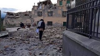 Amatrice after the earthquake