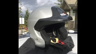 Stilo Trophy DES Jet Car Racing  Open face Helmet review .