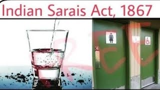 fact about..indian sarais act 1867