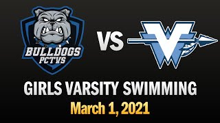 PCTVS Girls Varsity Swimming vs Wayne Valley (3/1/21)